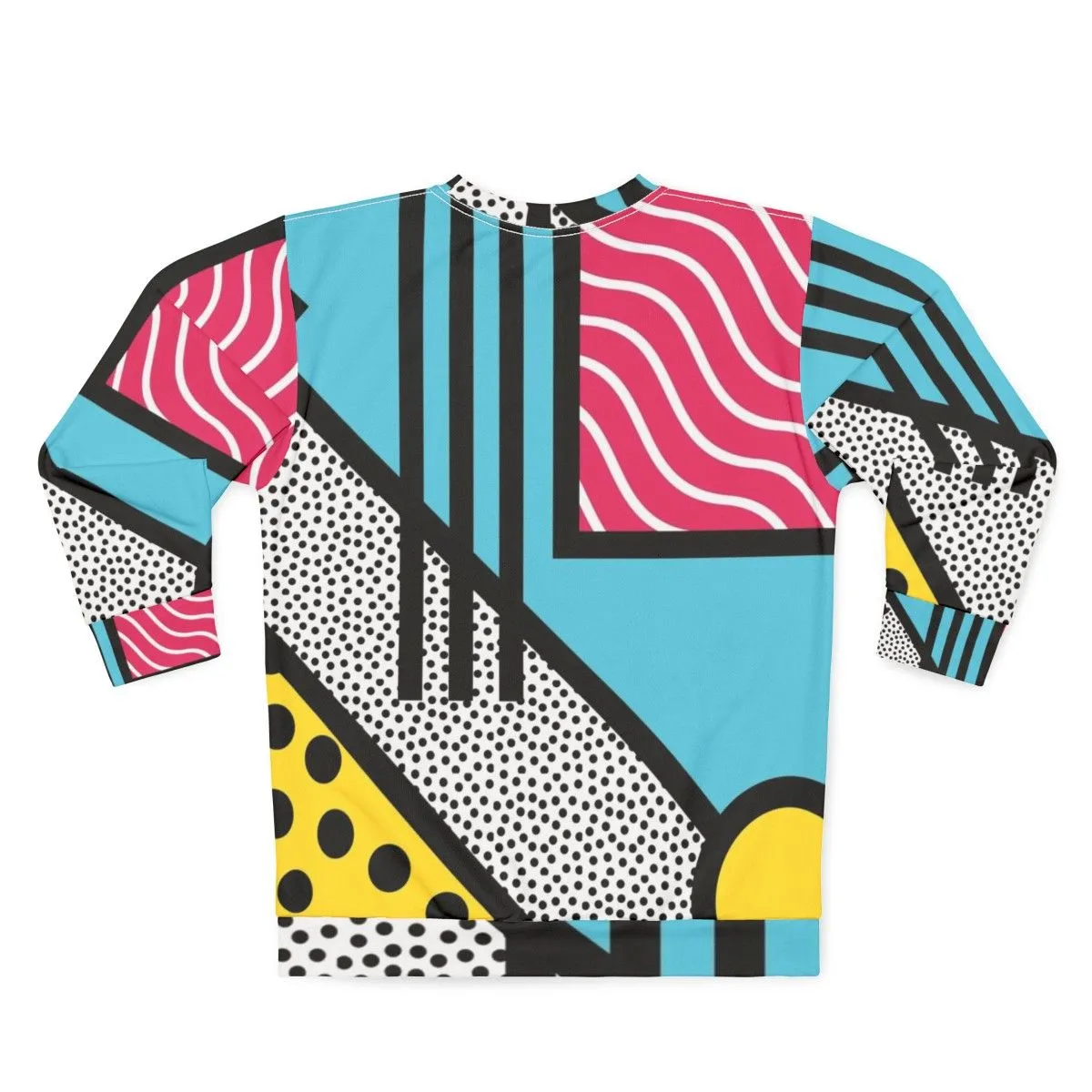 Abstract 80s Memphis Pop Art Graphics Sweatshirt