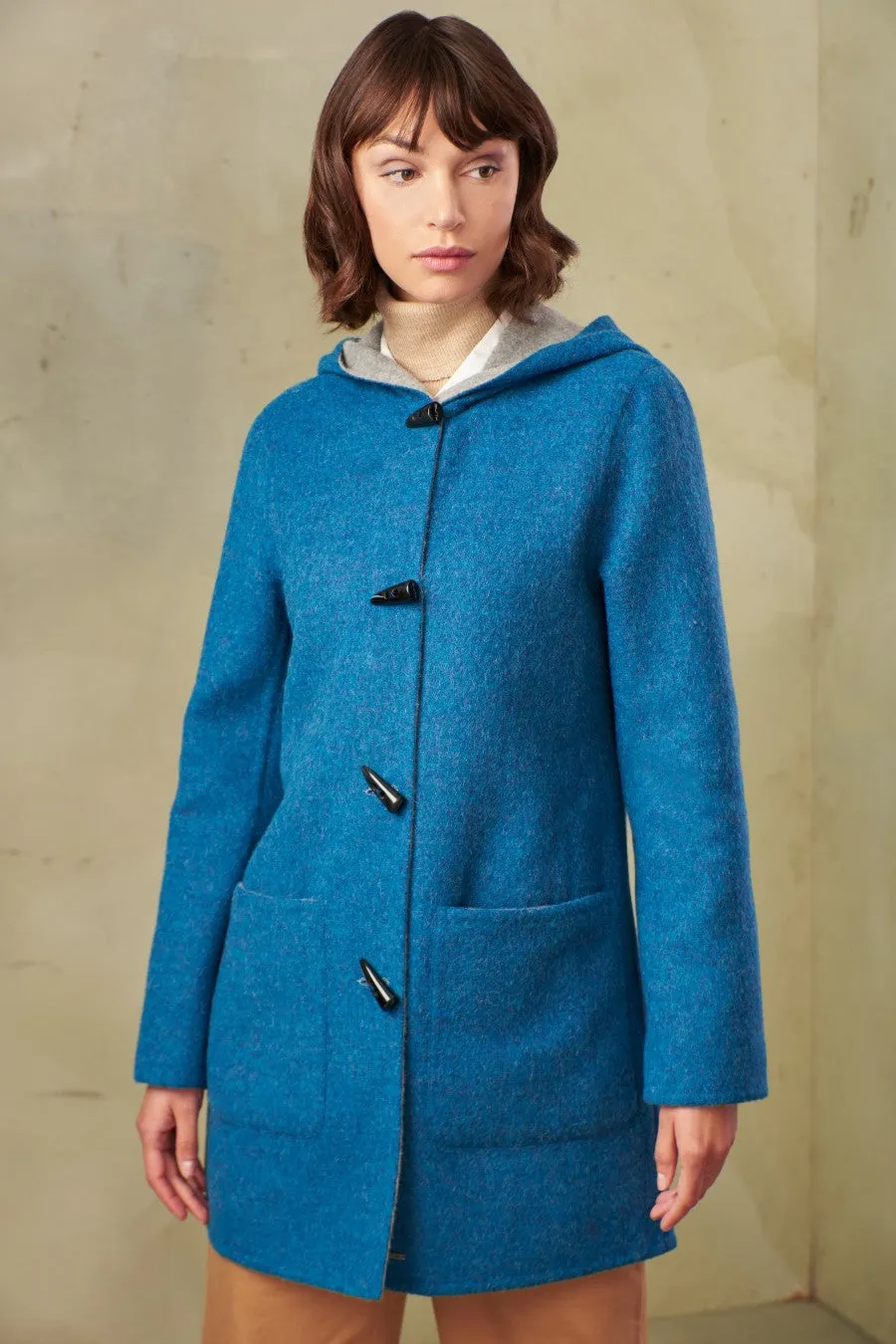 Anastasia Coat Baby Alpaca & Wool Color Orion & Grigio