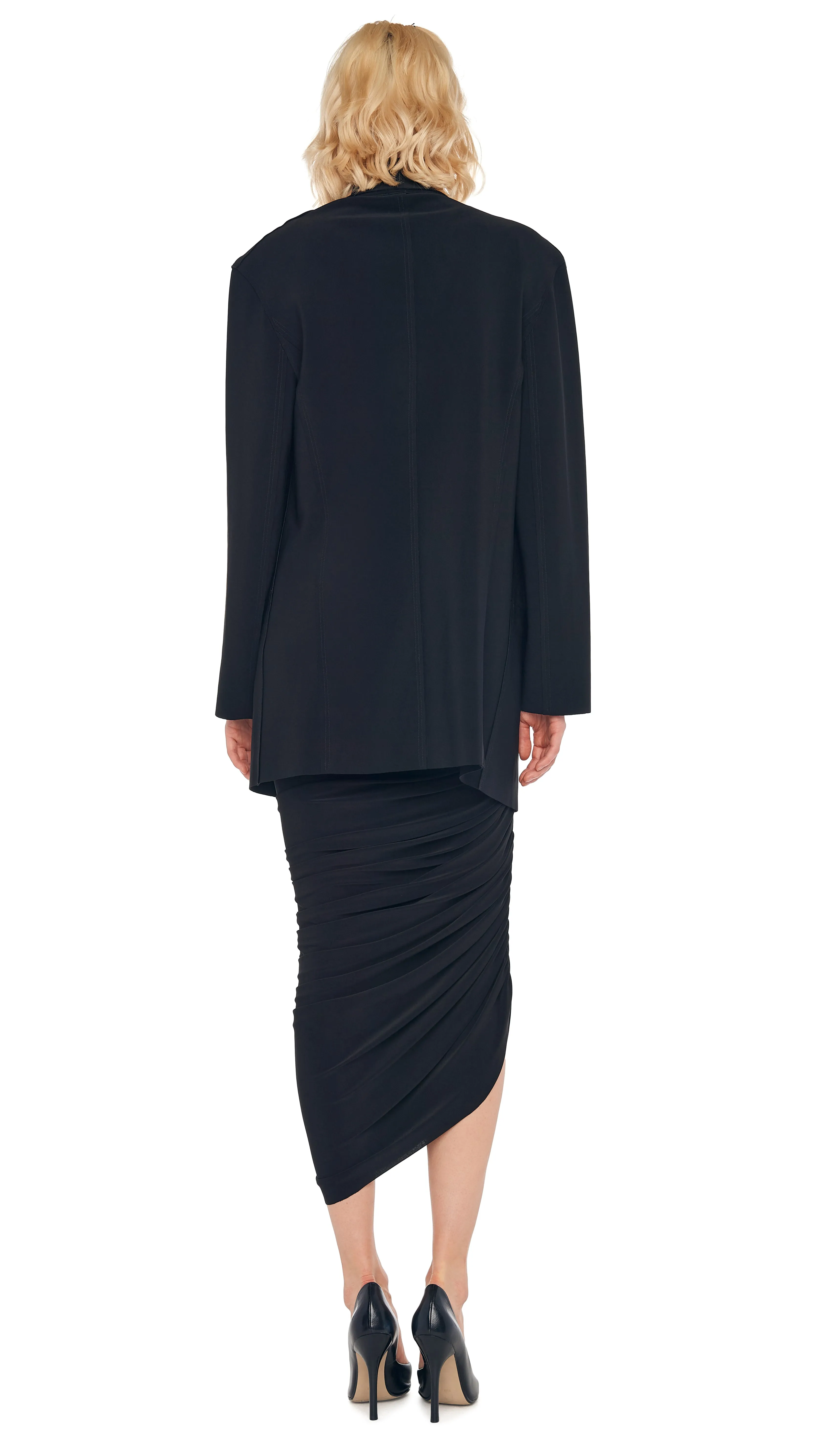 DIANA GOWN with OVERSIZED SINGLE BREASTED JACKET