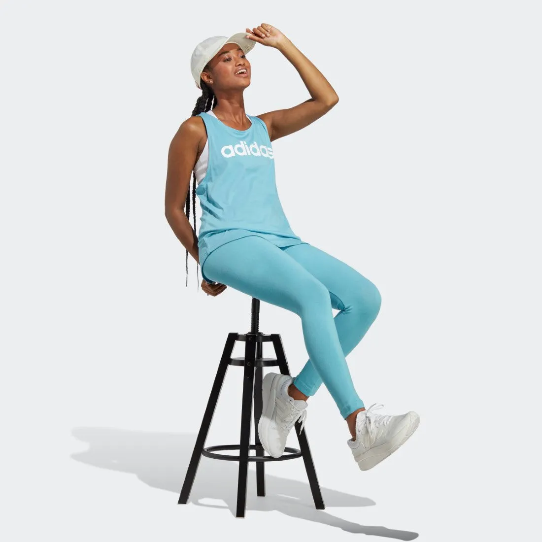 Essential High-Waisted Logo Leggings