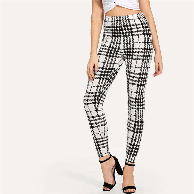Highstreet Plaid Leggings