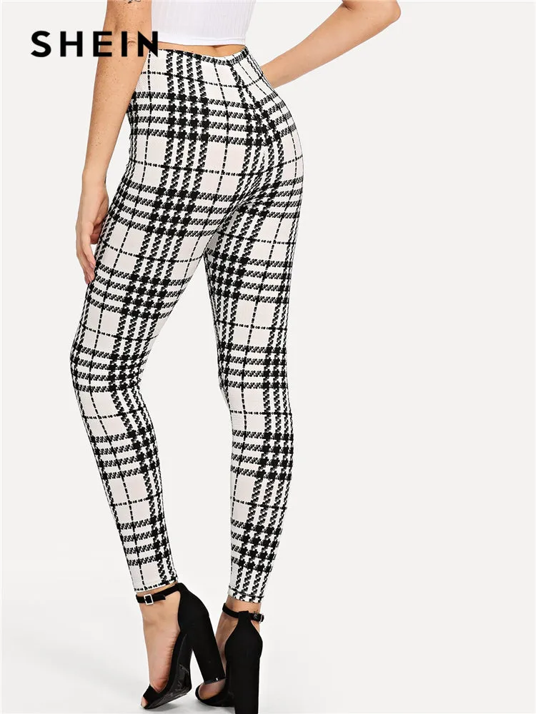 Highstreet Plaid Leggings