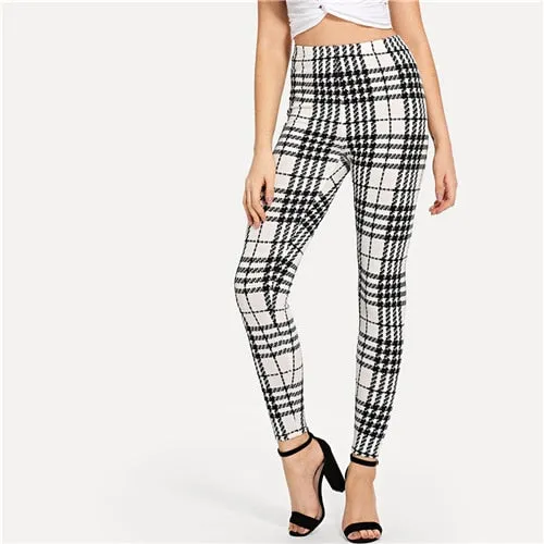 Highstreet Plaid Leggings