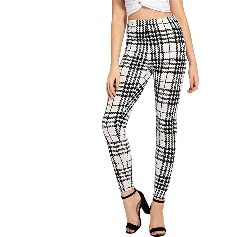 Highstreet Plaid Leggings