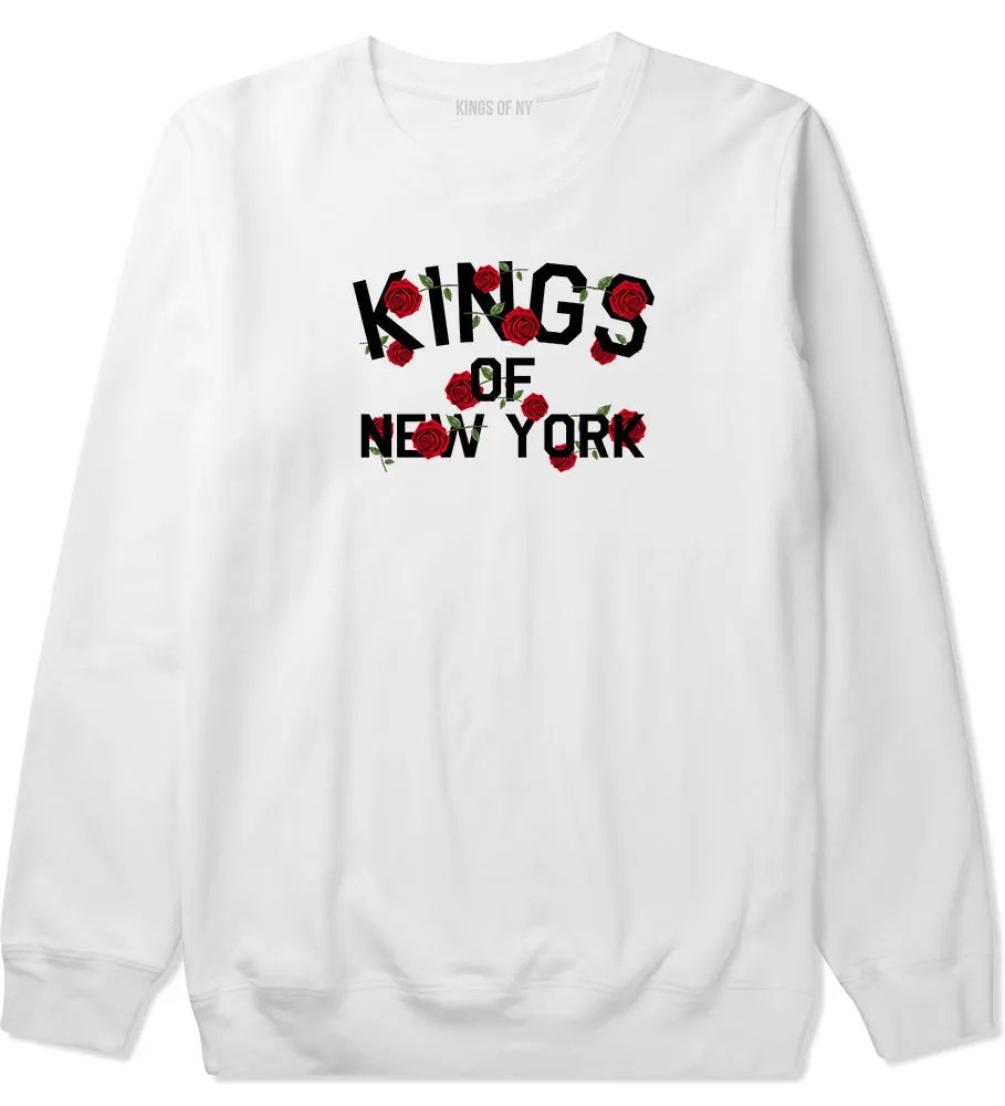 Kings Of New York Rose Garland Crewneck Sweatshirt