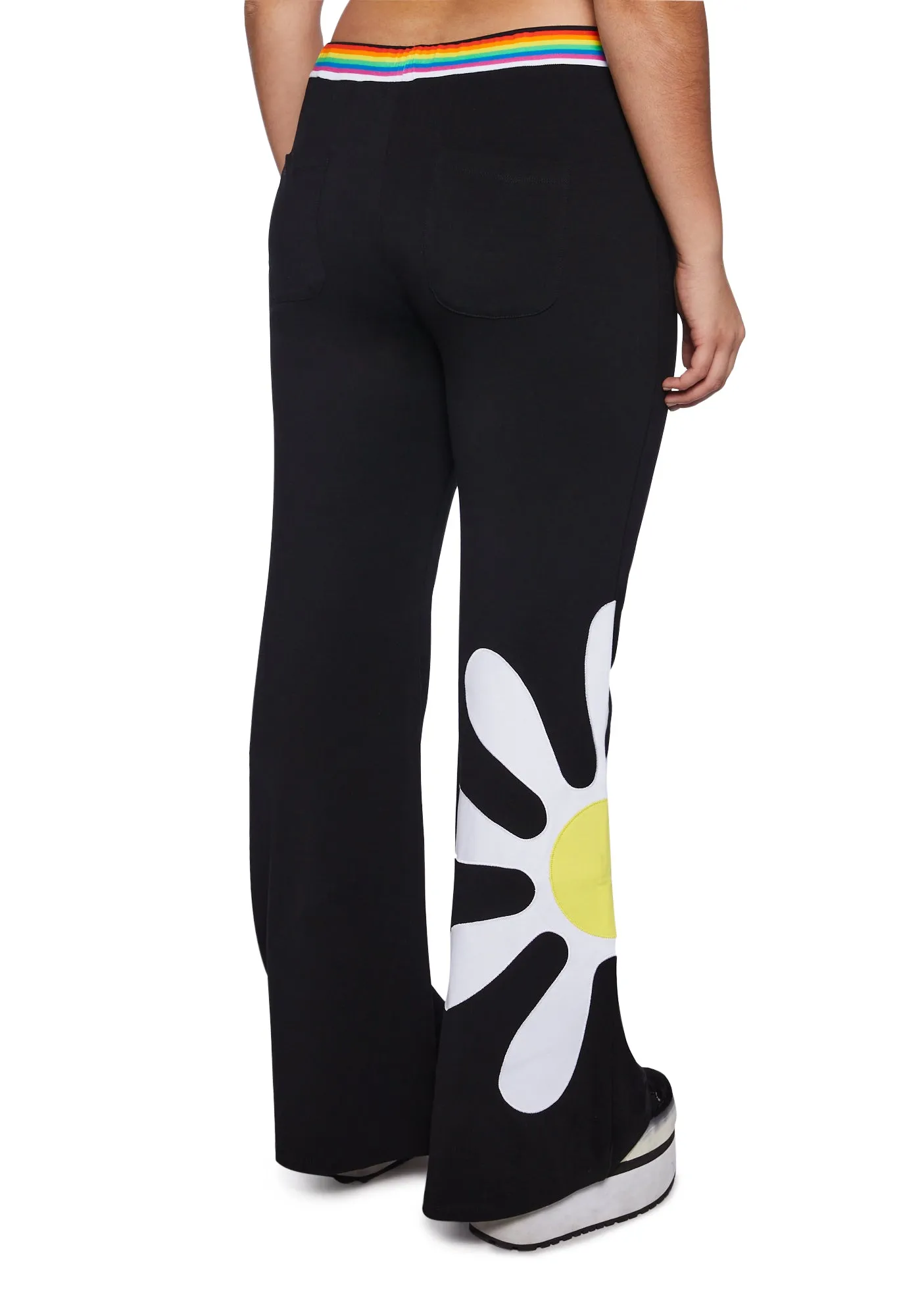 Plus Dazzle Blossom Thermal Flare Pants