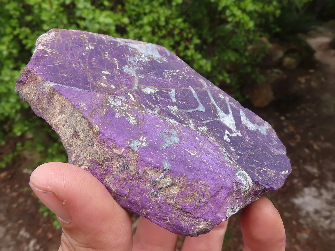 Polished Metallic Purpurite Free Forms With Matte Finish x 6 From Erongo, Namibia
