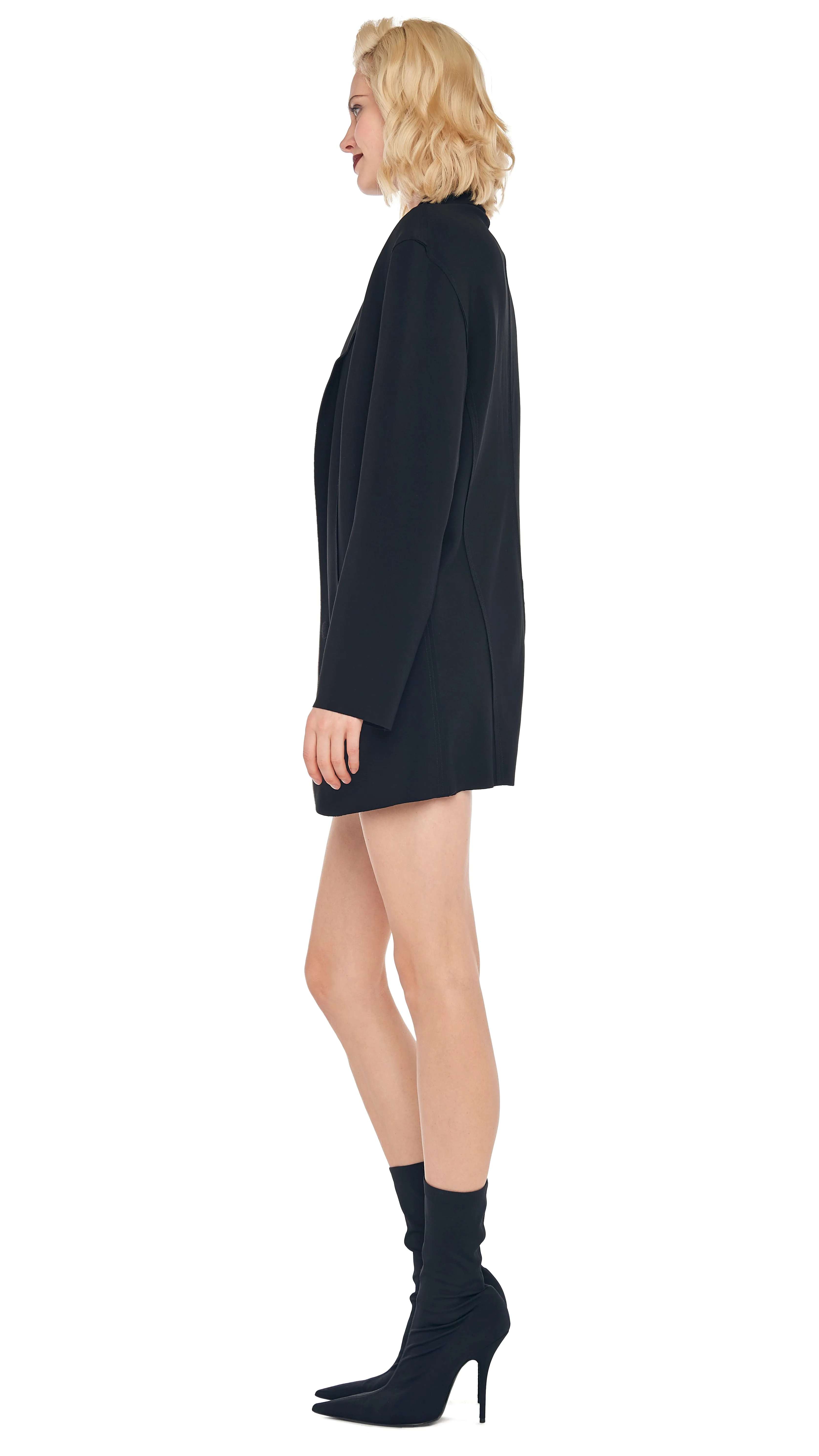 SLEEVELESS PICKLEBALL MINI DRESS with OVERSIZED SINGLE BREASTED JACKET