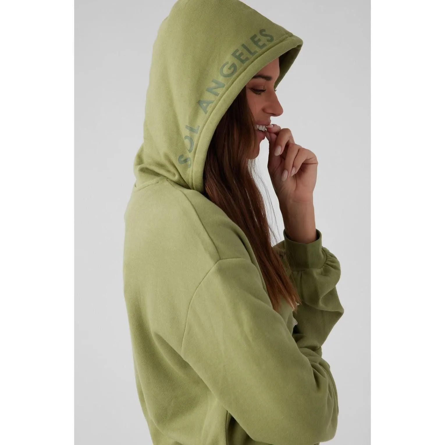 Sol Angeles Billow Crop Hoodie