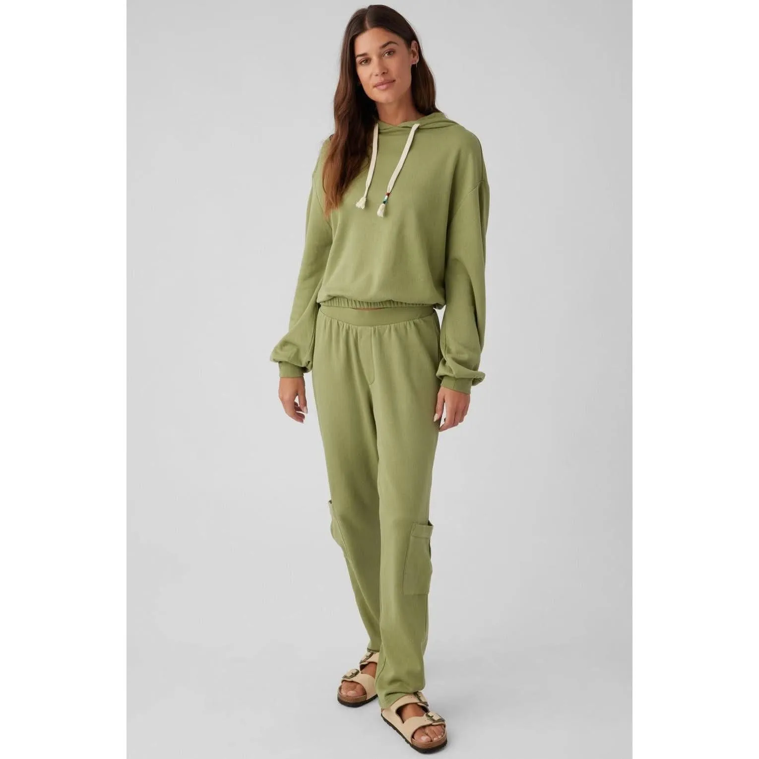Sol Angeles Billow Crop Hoodie