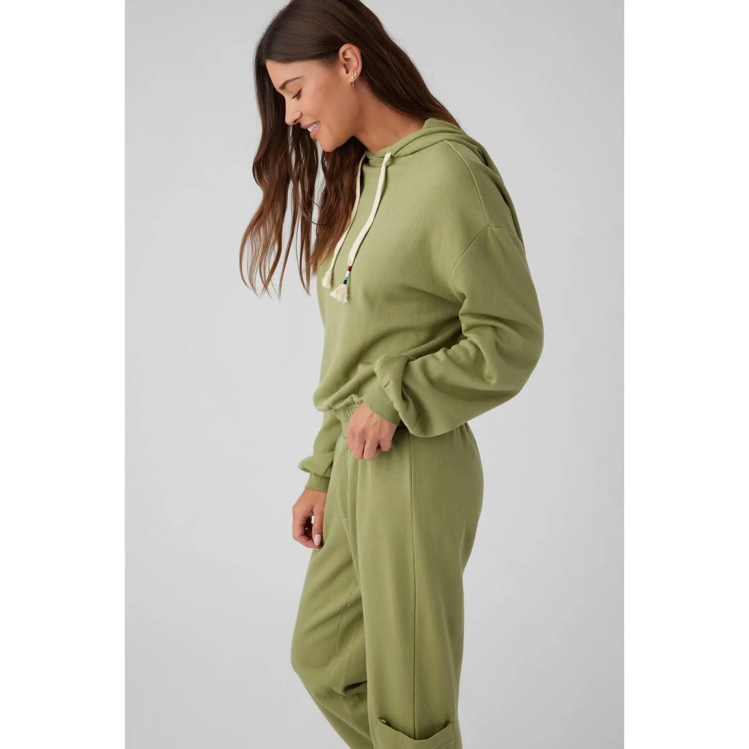 Sol Angeles Billow Crop Hoodie