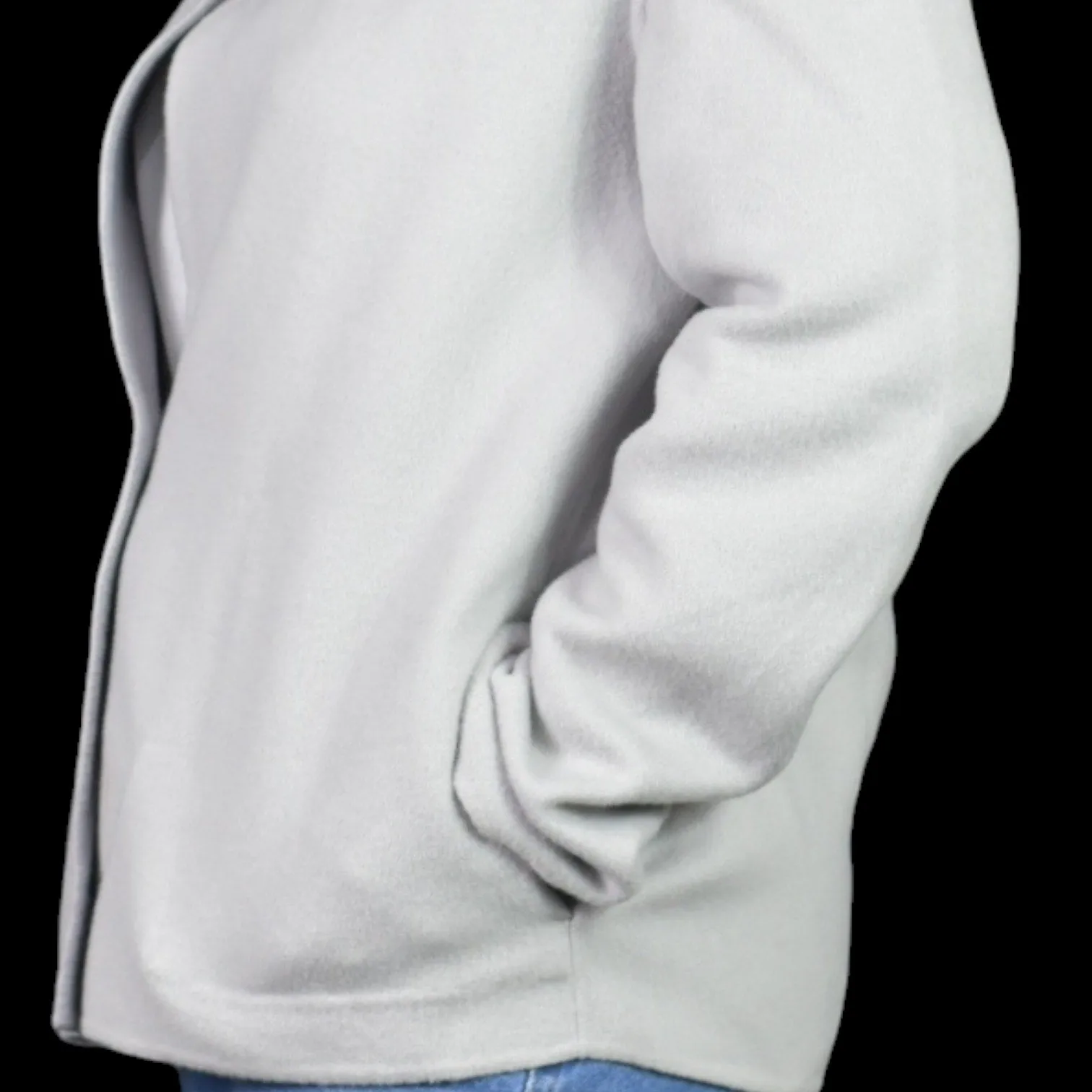 Theory Reversible Boy Coat Grey Boxy Double Face Wool Blend Soft Jacket Pockets Size Small